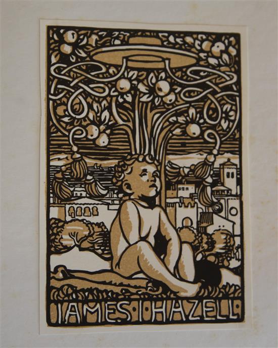 A small collection of works relating to Sir Frank Brangwyn, from the Library of the late Dr. Philip Tombleson of Ditchling Brangwyn, Fr
